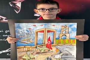 Silivri Ahmet Ziylan Ortaokulu Öğrencisinden Resim Yarışmasında 1’incilik