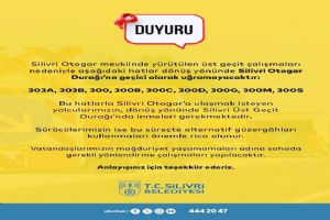 Silivri Otogar Durağı’na geçici ulaşım kısıtlaması