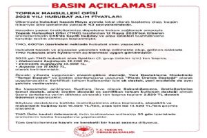 TMO 2025 Hububat Alım fiyatlarını açıkladı