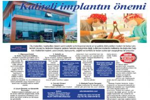 Kaliteli implantın önemi