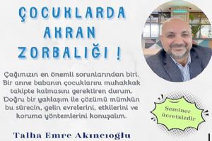 Çocuklarda Akran Zorbalığı Semineri