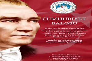 Silivri Bulgaristan Göçmenleri Derneği’nden Cumhuriyet Coşkusu: “Cumhuriyet Balosu” 28 Ekim’de