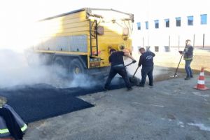 Silivri’de yol bakım ve onarım çalışmaları sürüyor