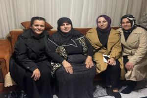 Silivri AK Parti Kadın Kolları Ortaköy’de hane ziyaretlerinde