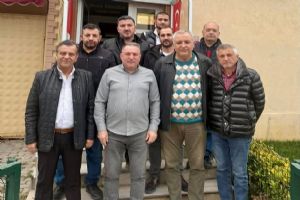 Silivri Şoförler Odası Başkan Adayı Aliş Eren ve ekibinden Sanayi Sitesi Kooperatifi’ne ziyaret