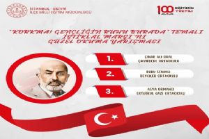 Silivri’de İstiklal Marşı’nı Güzel Okuma Yarışması İlçe Finali tamamlandı