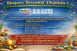 Silivri BİLSEM Öğrencileri Matematik Ve Mantık Oyunları yarışmasında finale yükseldi
