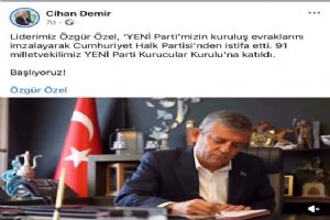 Silivri CHP’de dikkat çeken paylaşım: 21 Meclis üyesinden sadece Cihan Demir