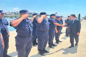 Silivri Kaymakamı Eren'den Jandarma ve Sahil Güvenlik'e inceleme ziyareti