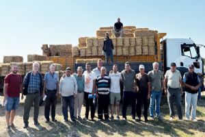 Silivri Belediyesi’nden üreticilere saman balyası desteği