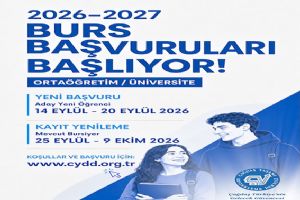 ÇYDD’de 2026-2027 dönemi burs başvuruları başlıyor