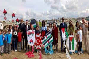 Silivri’de uçurtmalar barış ve kardeşlik için gökyüzüne yükseldi