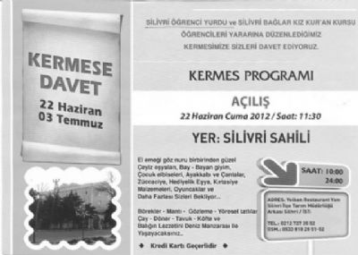 Silivri Öğrenci Yurdu Kermes düzenliyor