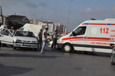 Trafik kazası: 1 yaralı