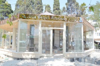 Şadırvan inşaatında sona doğru Şadırvan inşaatında sona doğru