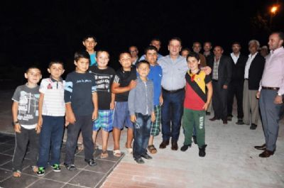 Yeni Mahalleye top sahası sözü