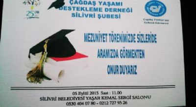 ÇYDD Mezuniyet Töreni yarın...