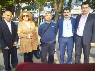 Taşkıran’dan esnaf temasları