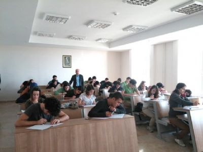 Toki öğrencileri sınav heyecanı yaşadı