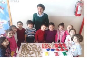 Geleceğin sanatçıları iş başında