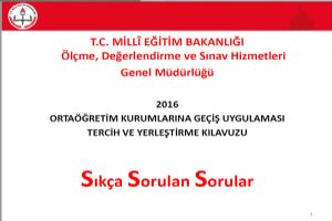 TEOG ile ilgili soru ve cevapları