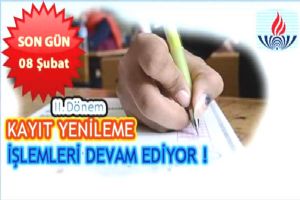 AÖL kayıt yenilemede son gün
