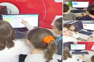 Çizgi öğrencileri kodlamayı öğreniyor