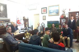 Liseliler Adliye Sarayı’nı gezdi