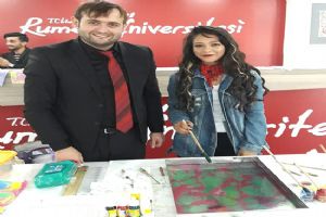Rumeli Üniversitesi’nde Ebru deneyimi