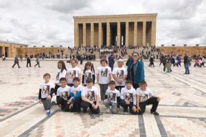 Gazi öğrencileri Ata’nın huzurunda