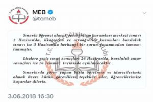 Sınav sonuçları ne zaman açıklanacak?