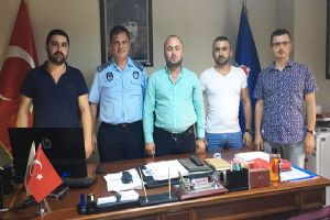 MHP’den Zabıta’ya  kutlama ziyareti