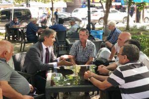 Genel Başkan Yardımcısı ile saha yoklaması