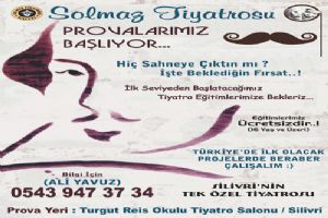 Solmaz Tiyatrosu provalara başlıyor