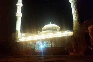 Mimarsinan Cami ışıklandırıldı
