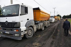 Yeni Mahalle’de asfaltlama çalışması