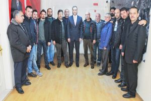 Minibüs esnafından Yılmaz’a destek