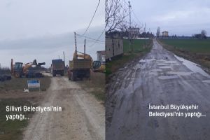 Gümüşyaka’dan  Büyükşehir’in yol çalışmasına isyan