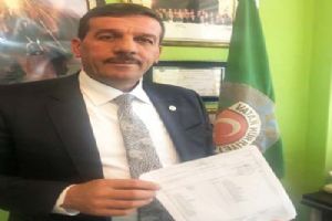 Metin Gürsu, mazbatasını aldı