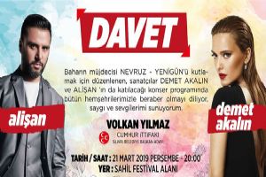 Nevruz-Yenigün konserine davet