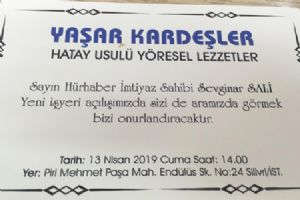 Şimdiden hayırlı olsun