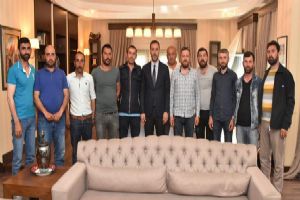 Kale Kayış çalışanları Yılmaz’ı ziyaret etti