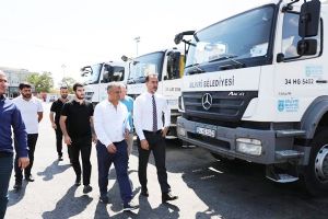 Temizlik İşleri şantiyesinde inceleme