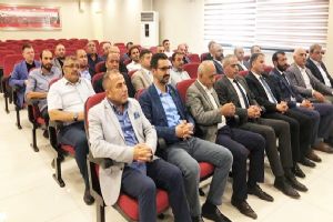 Yalçın, ilçe başkanları toplantısındaydı