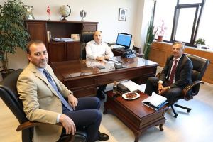 Milli Emlak Daire Başkanını ziyaret etti