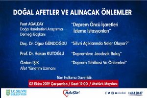 Deprem Paneline Davetlisiniz