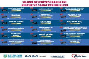 Kasım ayı kültür sanat faaliyetleri belli oldu