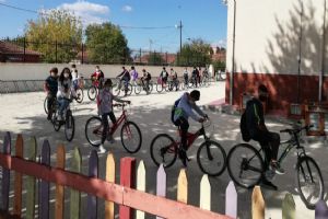 Büyük Çavuşlulu öğrenciler pedal çevirdi