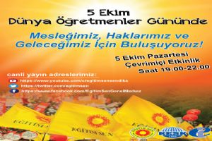 “Mesleğimiz, haklarımız ve geleceğimiz için buluşuyoruz!”