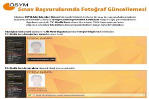 ÖSYM sistemindeki aday fotoğrafları güncellenecek
